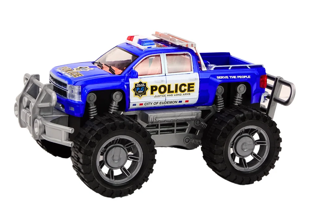 Policijski automobil Pick-up Plavo terensko policijsko vozilo_2