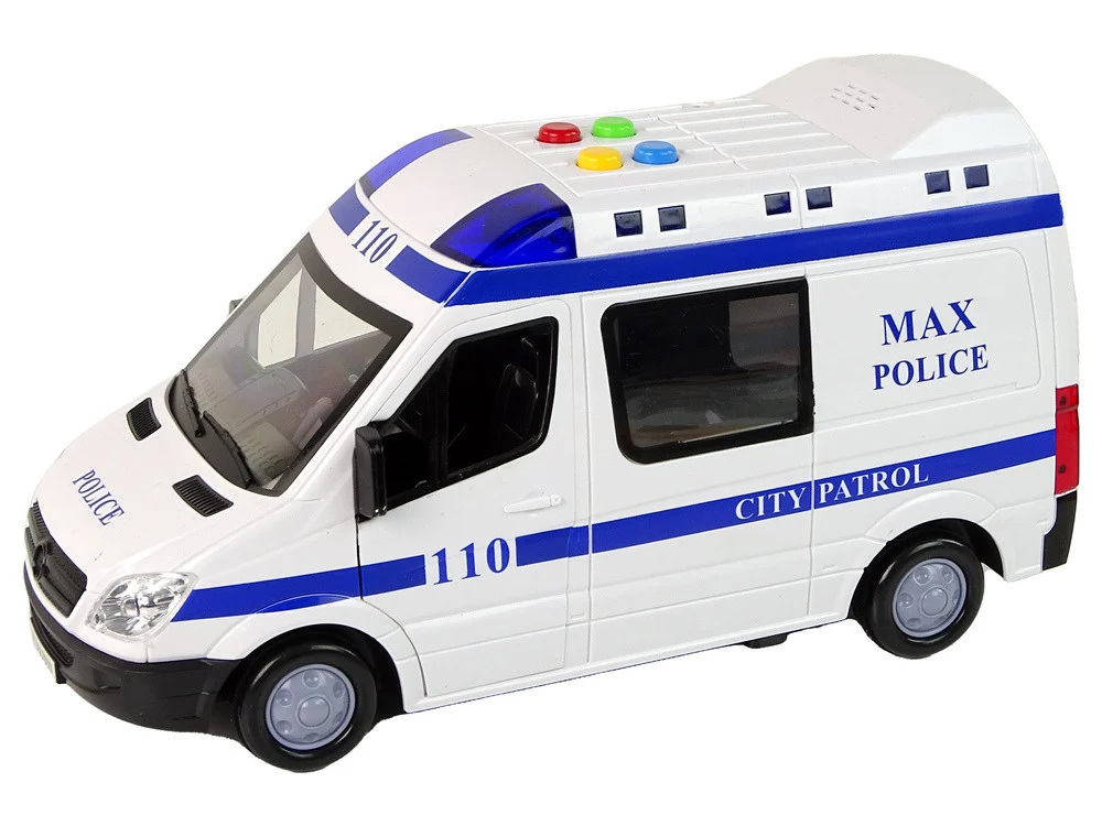 Policijski automobil Vožnja policijskim automobilom Zvukovi trenja Svjetlo_2