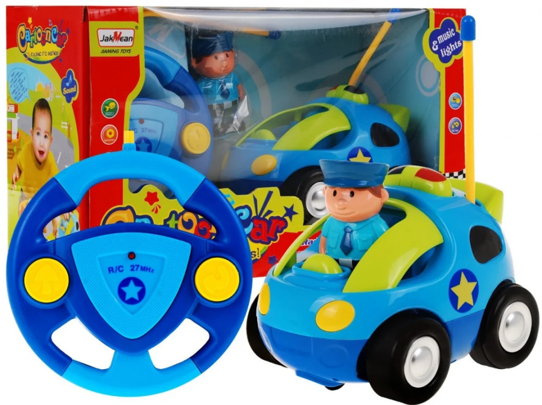 Policijski automobil na daljinsko 3+ volan i figura_1