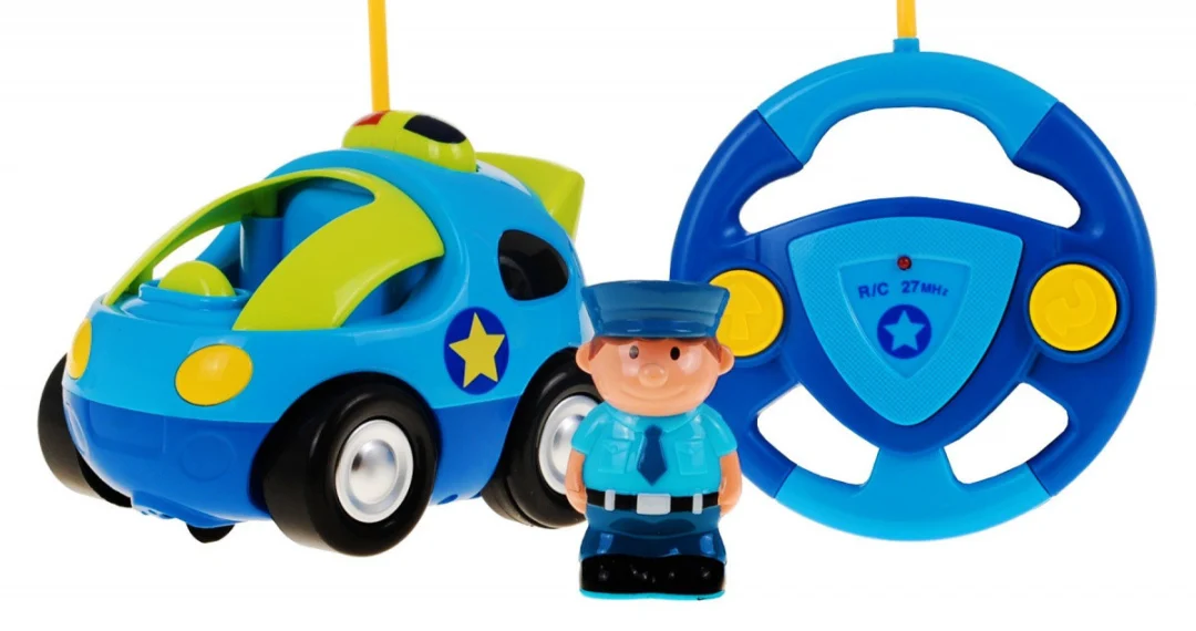 Policijski automobil na daljinsko 3+ volan i figura_2