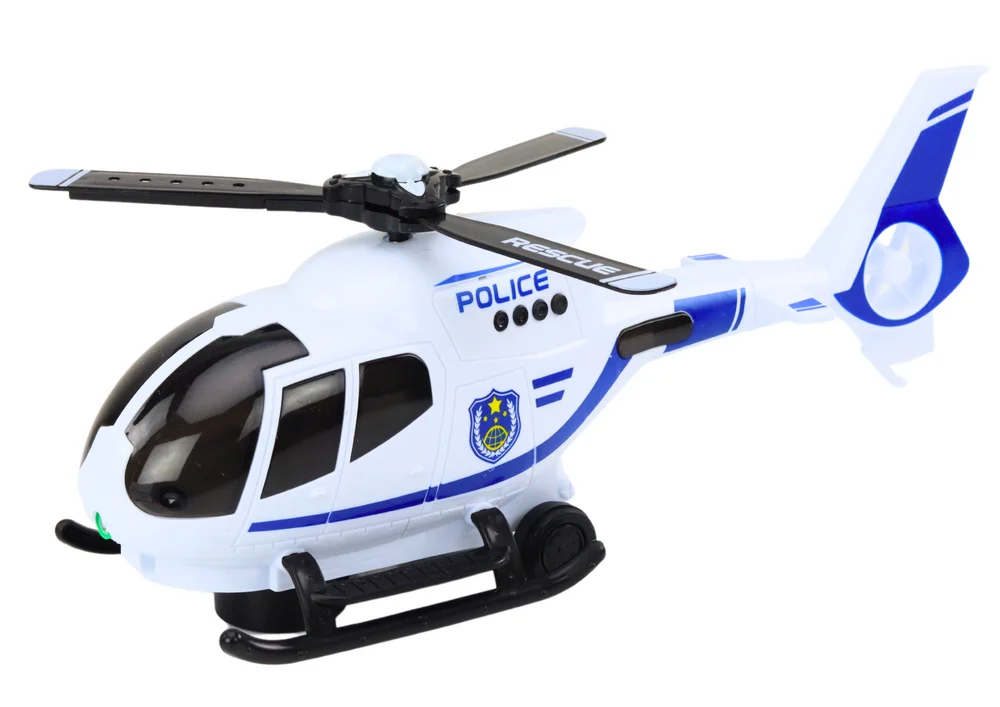 Policijski helikopter sa svjetlima i zvukovima, samostalna vožnja_2