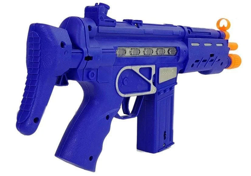 Policijski set pištolj i značka, tamnoplavi 37 cm_3