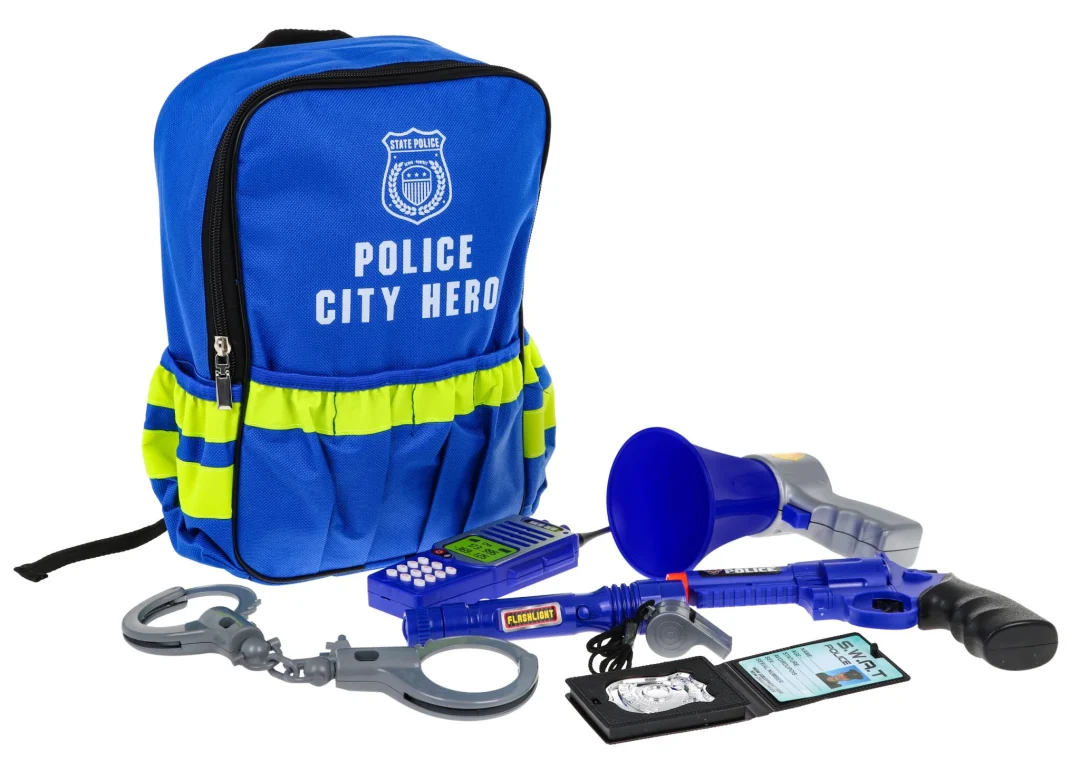 Policijski set u ruksaku 3+ interaktivni_4