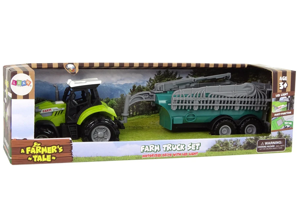 Poljoprivredni traktor Farm Sound s prskalicom, zeleni_5