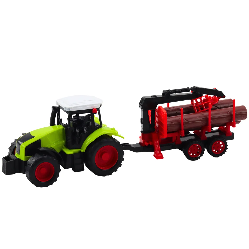 Poljoprivredni traktor s HDS prikolicom za prijevoz drvne građe_2