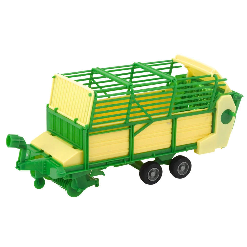 Poljoprivredni traktor sa zeleno-žutom prikolicom, crveni 50 cm_4