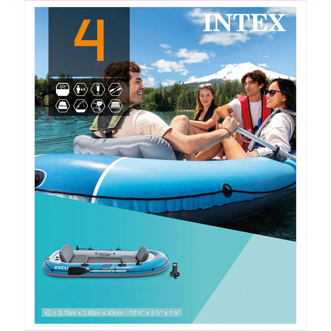 Ponton Excursion 4 Set 315 × 165 × 43 cm Intex 68324 · 66324_5