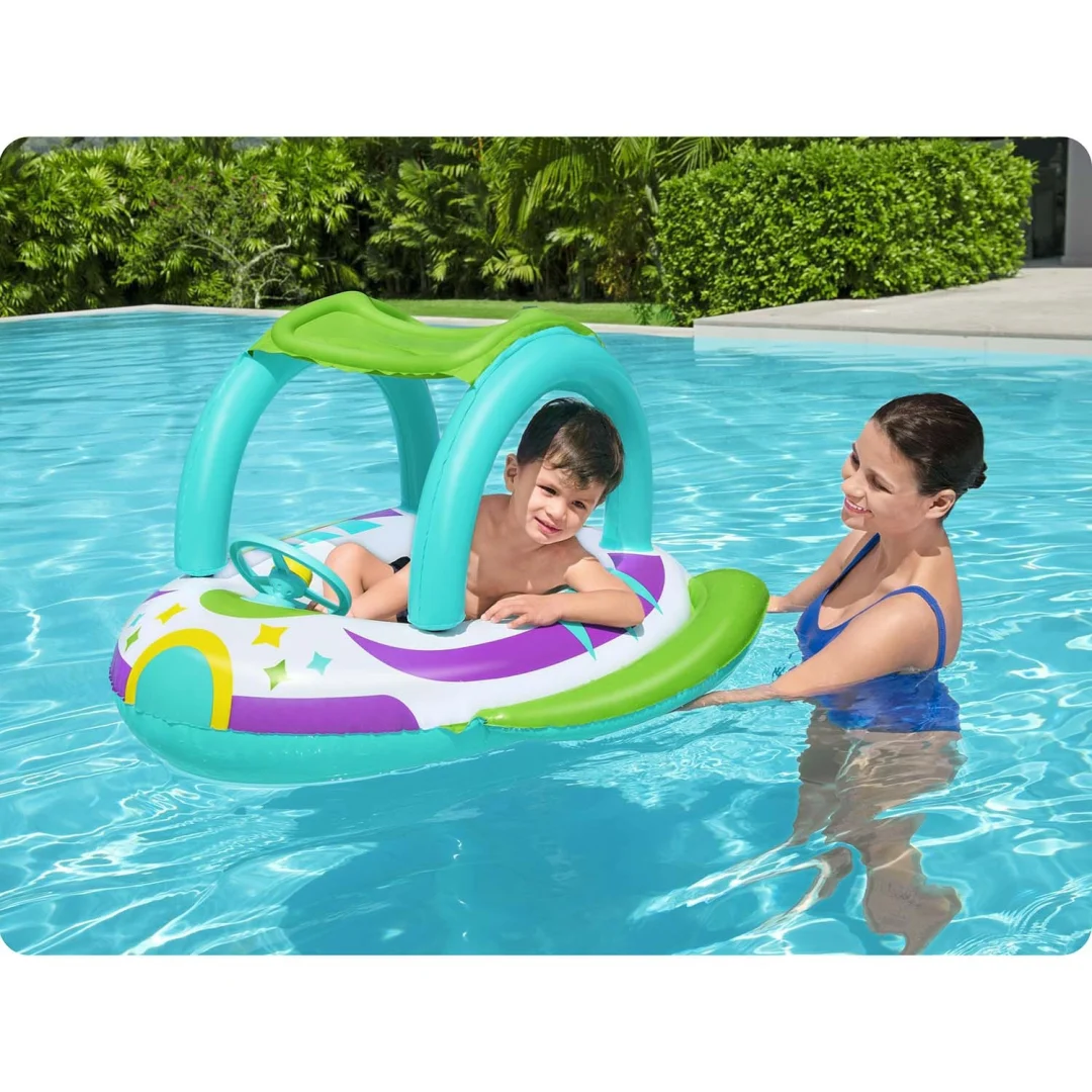 Ponton s krovom 107 × 112 cm Bestway 34149_2