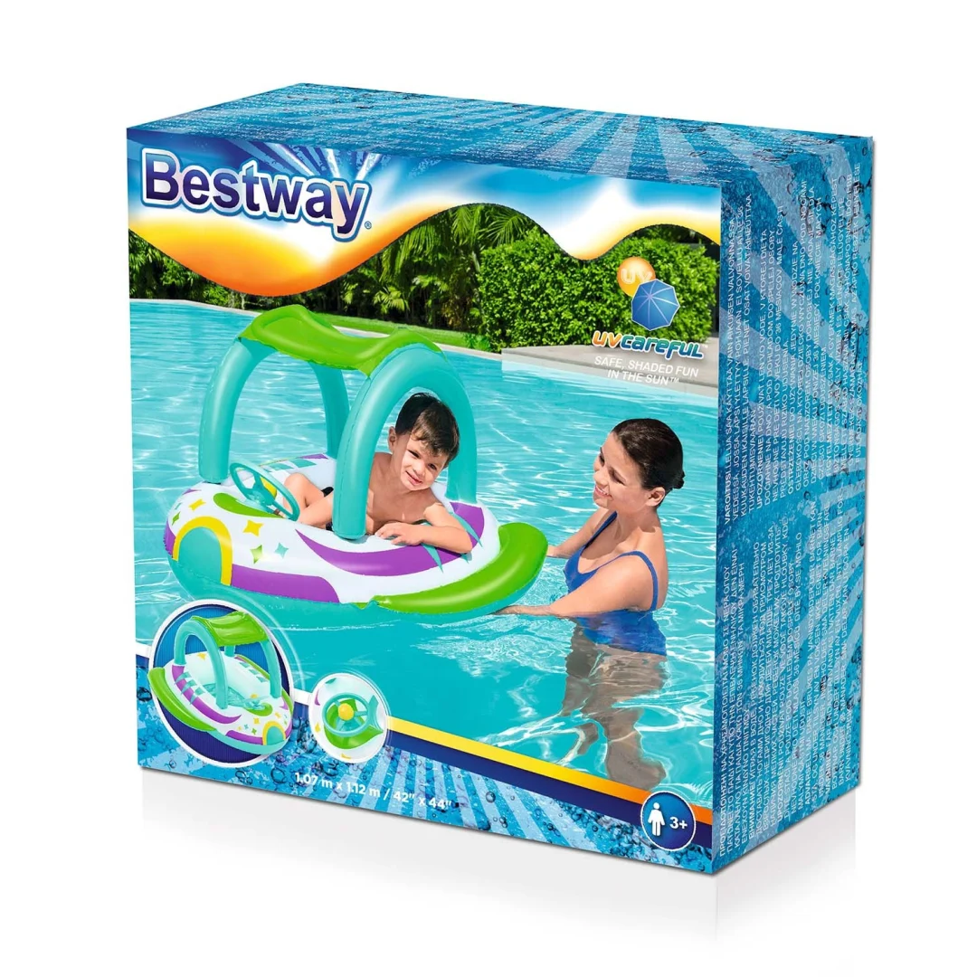 Ponton s krovom 107 × 112 cm Bestway 34149_7