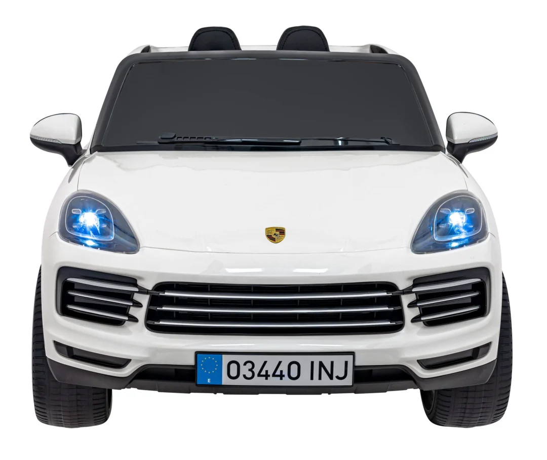 Porsche Cayenne S dječji autosjedalica na baterije bijela SUV + daljinski upravljač_4