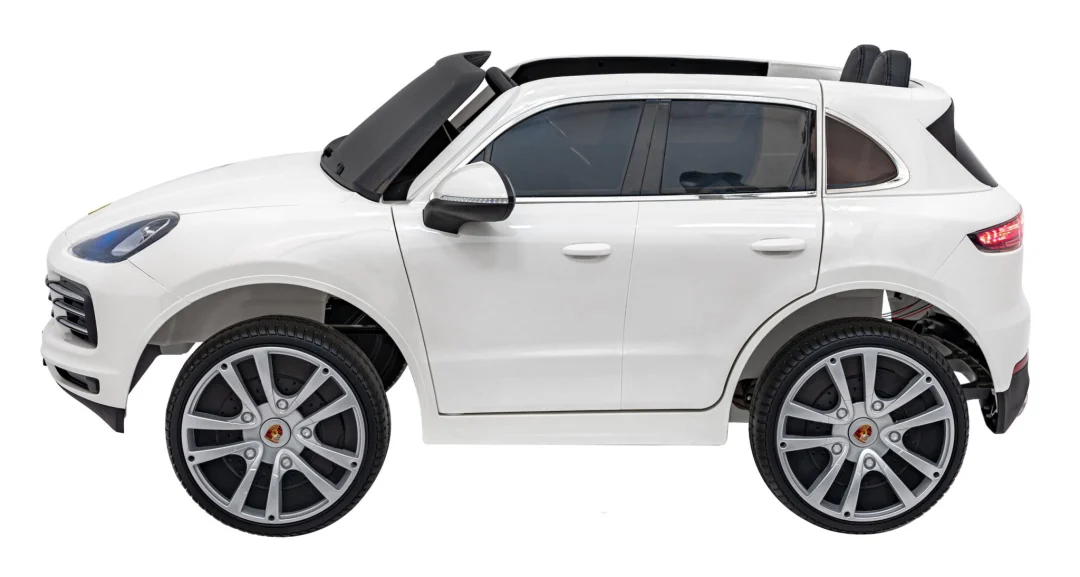 Porsche Cayenne S dječji autosjedalica na baterije bijela SUV + daljinski upravljač_5