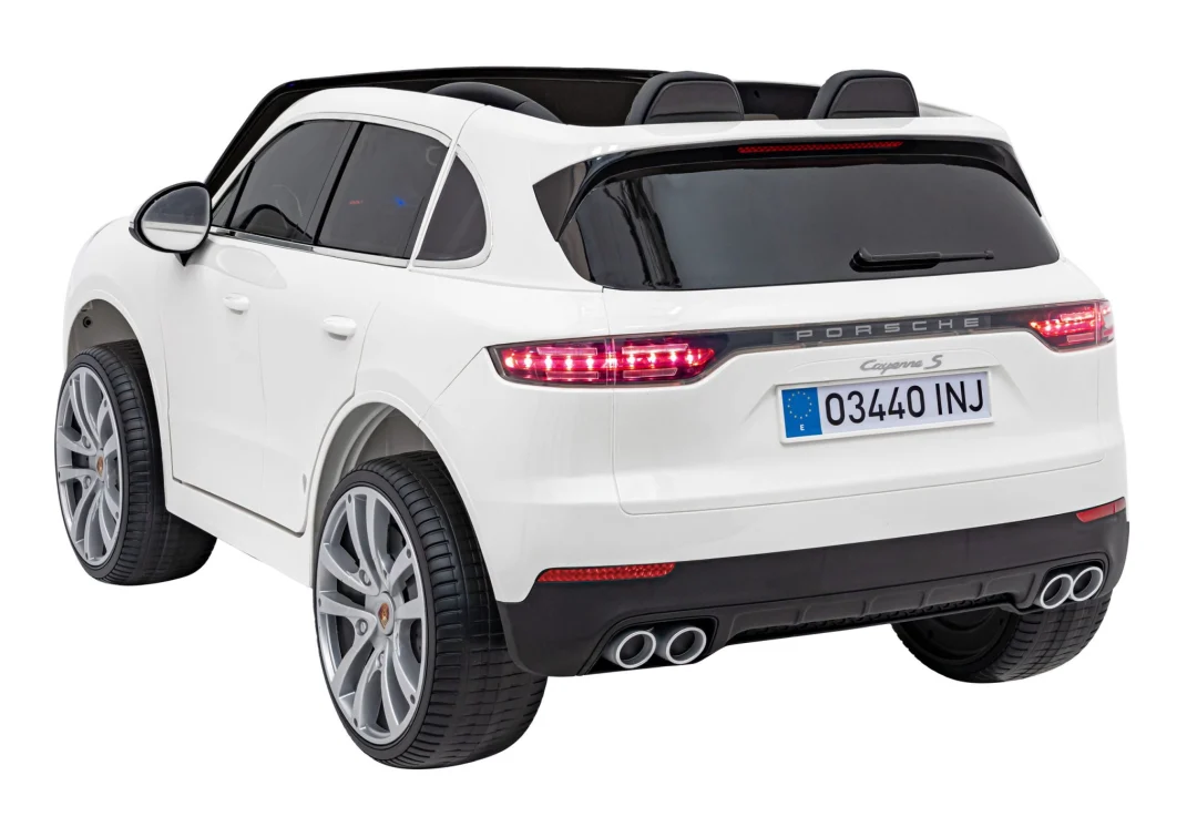 Porsche Cayenne S dječji autosjedalica na baterije bijela SUV + daljinski upravljač_6