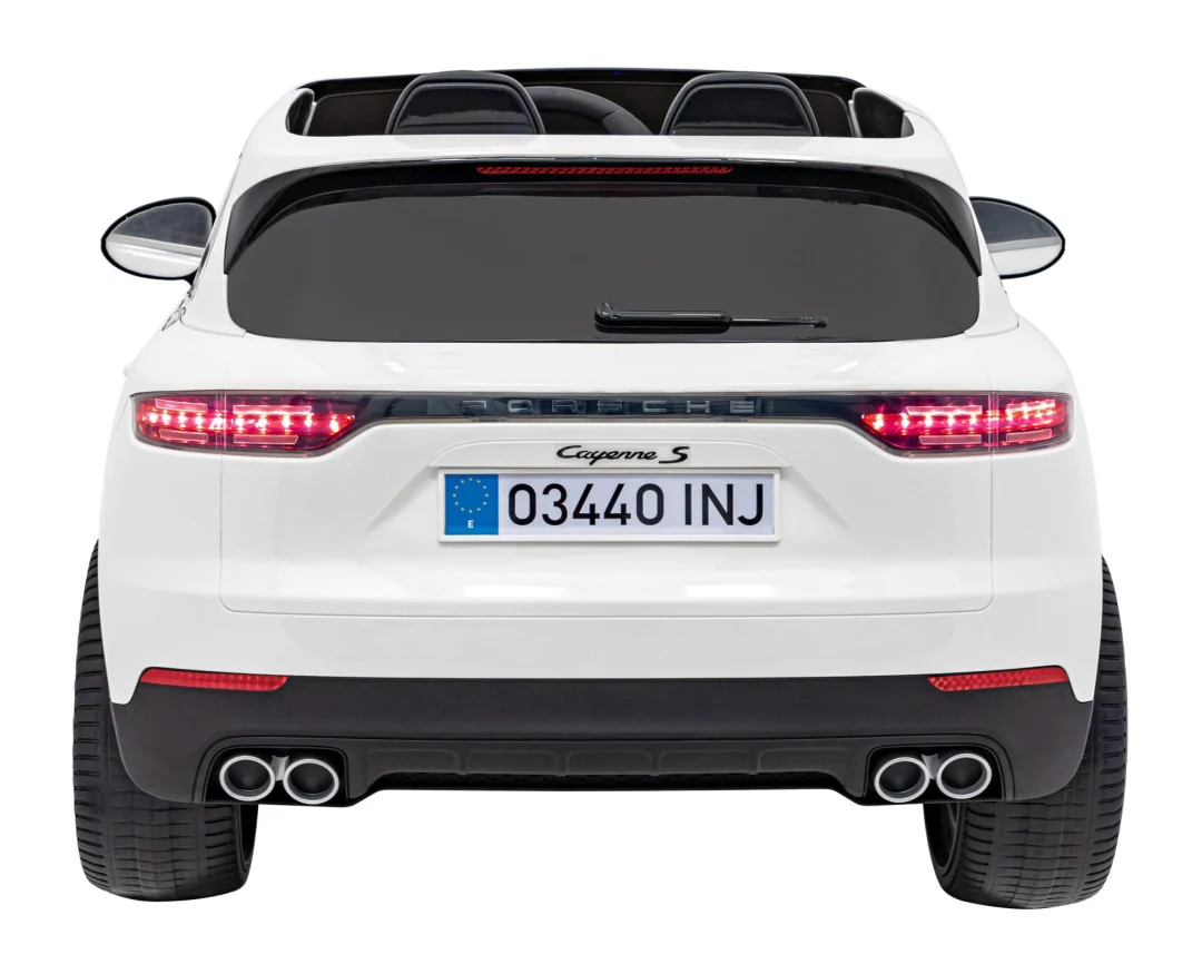 Porsche Cayenne S dječji autosjedalica na baterije bijela SUV + daljinski upravljač_7