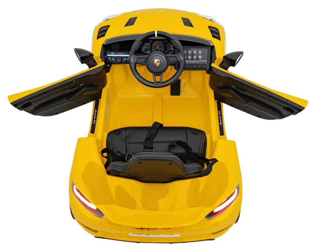 Porsche Spyder RS 718 na akumulator, žuti_10