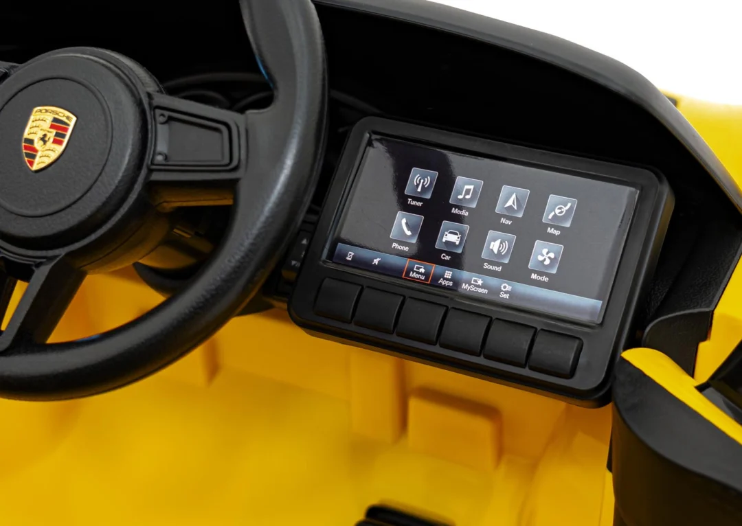 Porsche Spyder RS 718 na akumulator, žuti_14