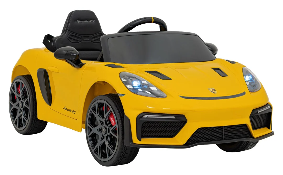 Porsche Spyder RS 718 na akumulator, žuti_5