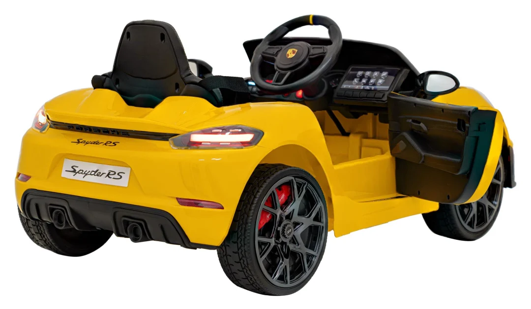 Porsche Spyder RS 718 na akumulator, žuti_9