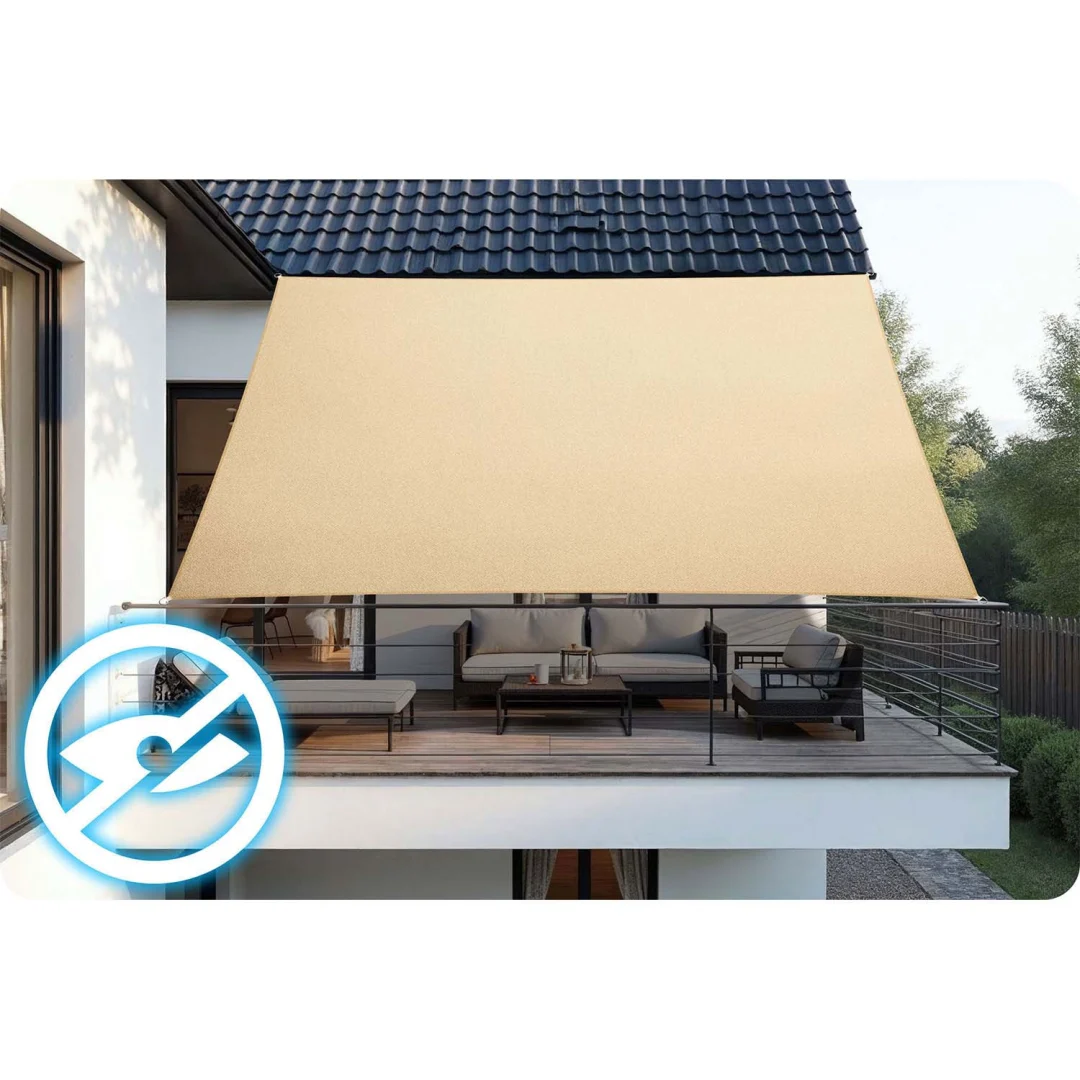 Pravokutno jedro za sjenilo 3x4m Plonos PL-885 bež_5
