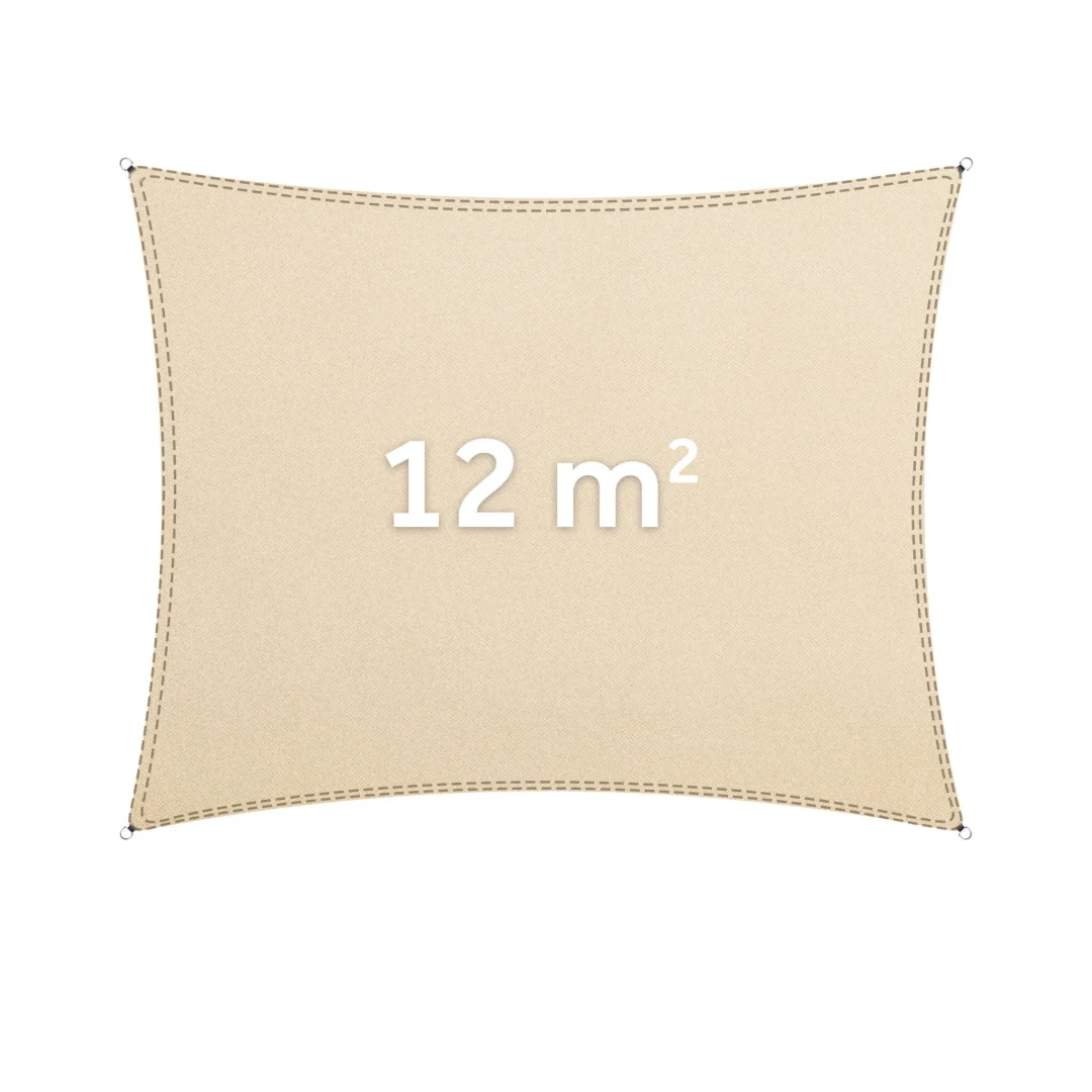 Pravokutno jedro za sjenilo 3x4m Plonos PL-885 bež_6