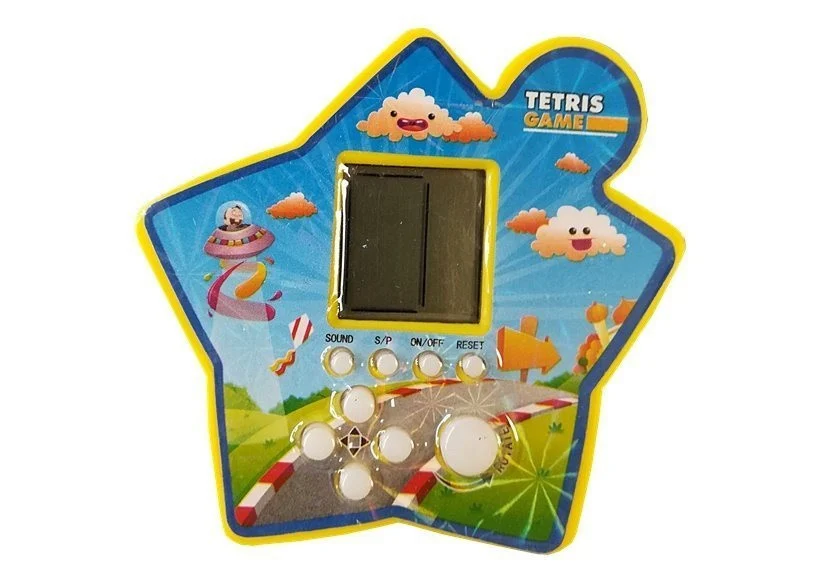 Prijenosna zvijezda elektroničkog Tetrisa s ciglama, crvena, var. 4417_4
