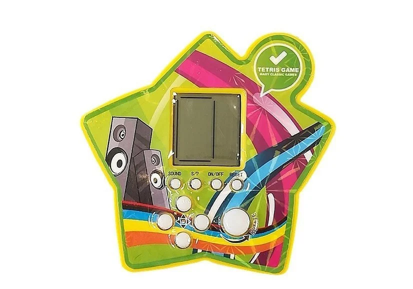 Prijenosna zvijezda elektroničkog Tetrisa s ciglama, crvena, var. 4417_6