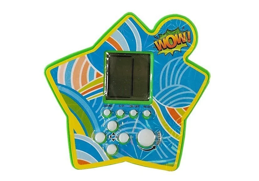 Prijenosna zvijezda elektroničkog Tetrisa s ciglama, crvena, var. 4418_4