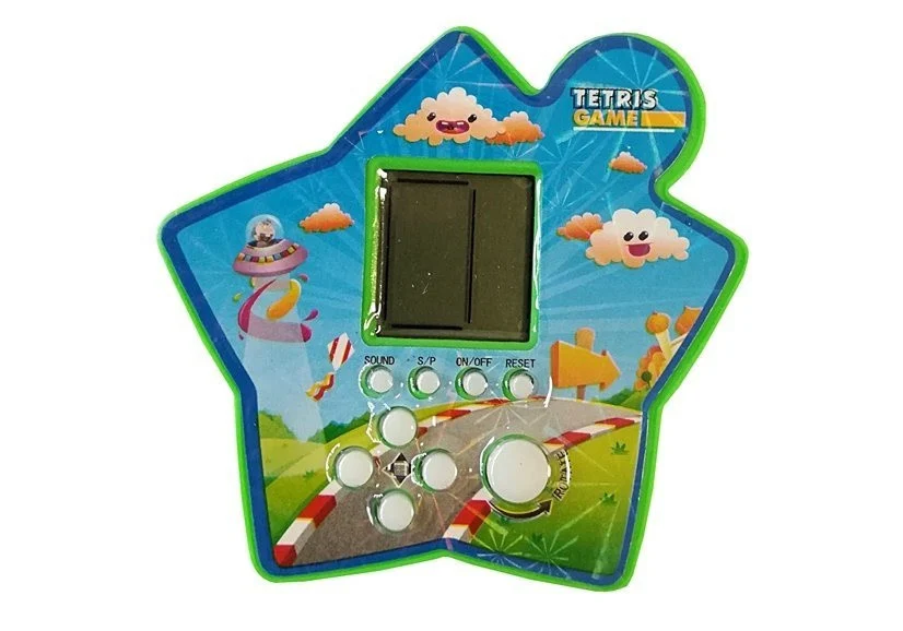 Prijenosna zvijezda elektroničkog Tetrisa s ciglama, crvena, var. 4418_5