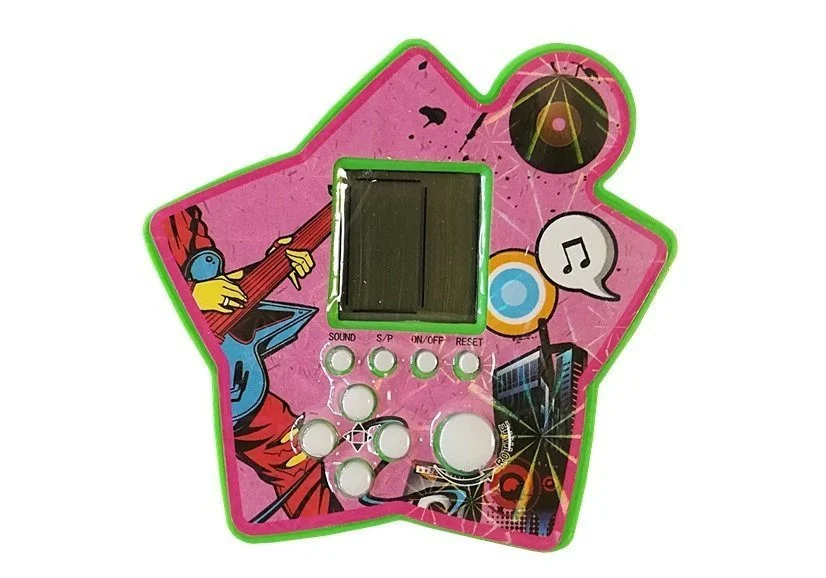 Prijenosna zvijezda elektroničkog Tetrisa s ciglama, crvena, var. 4418_7