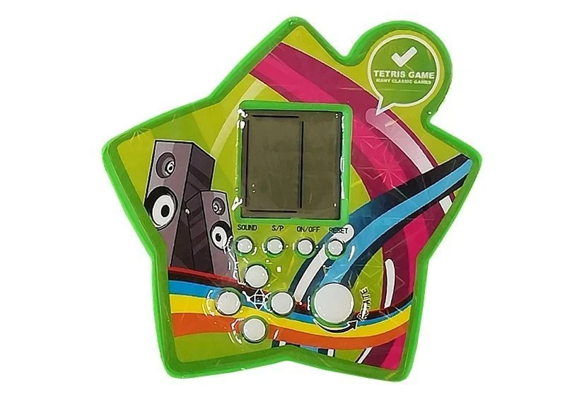 Prijenosna zvijezda elektroničkog Tetrisa s ciglama, crvena, var. 4418_8