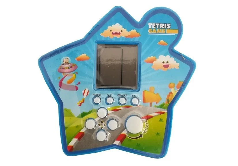 Prijenosna zvijezda elektroničkog Tetrisa s ciglama, crvena, var. 4419_3