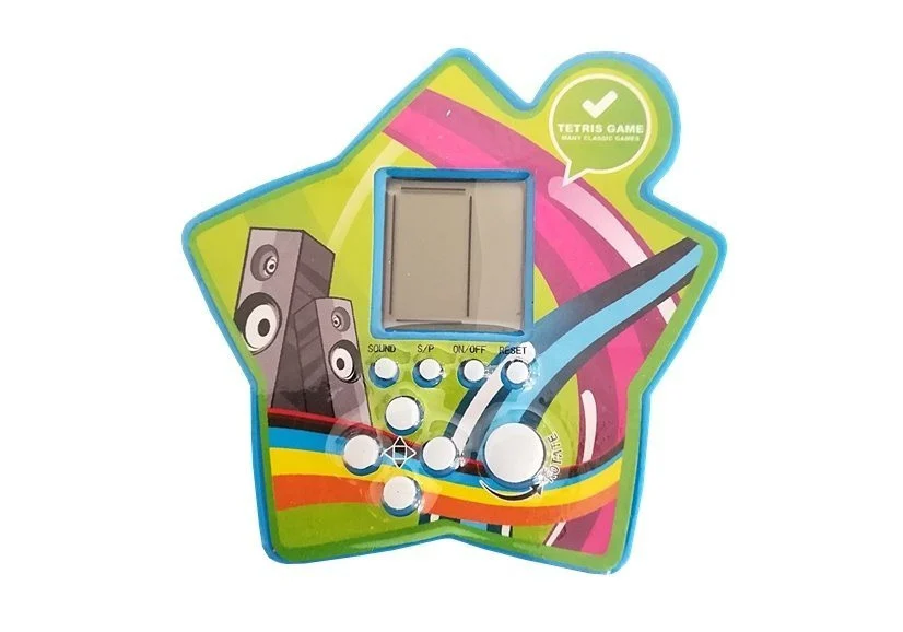 Prijenosna zvijezda elektroničkog Tetrisa s ciglama, crvena, var. 4419_5