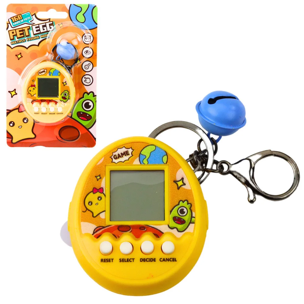 Privjesak za ključeve Tamagotchi Pet Egg s elektroničkom igrom i 168 životinja_3