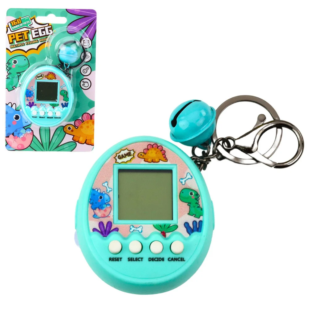 Privjesak za ključeve Tamagotchi Pet Egg s elektroničkom igrom i 168 životinja_5