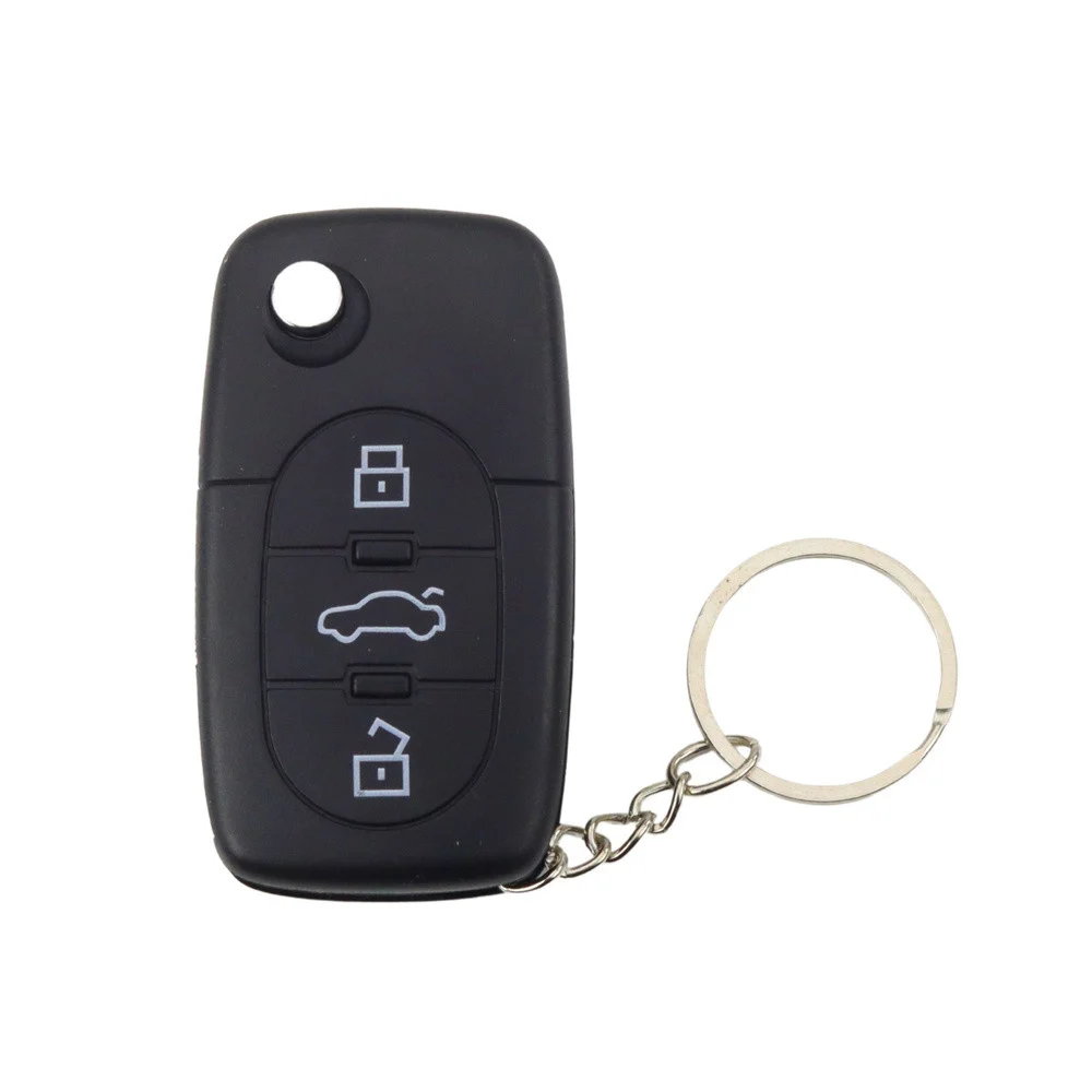 Privjesak za ključeve auto daljinski LED i šok crni_2