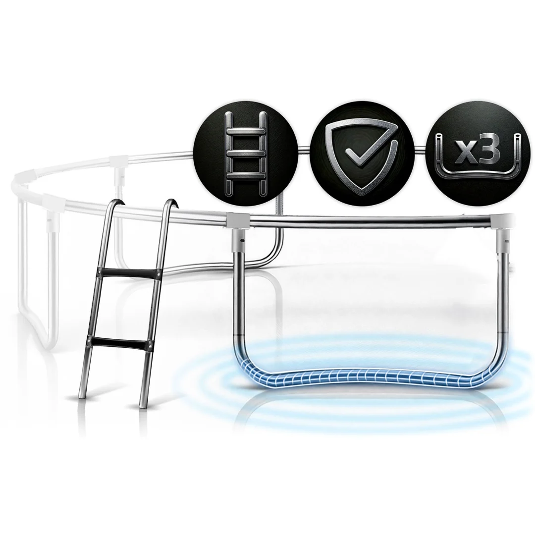 Profilirani vrtni trampolin Neo-Sport NS-08C221 252 cm, 8 ft, unutarnja mreža_11