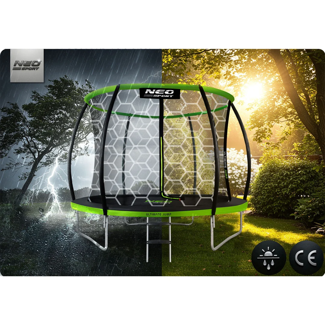 Profilirani vrtni trampolin Neo-Sport NS-08C221 252 cm, 8 ft, unutarnja mreža_14