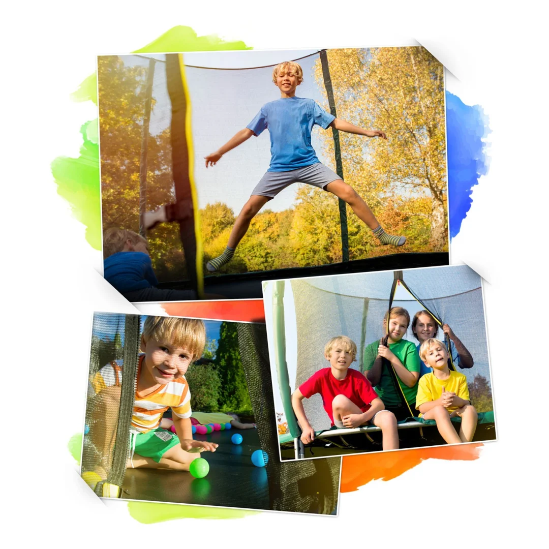 Profilirani vrtni trampolin Neo-Sport NS-08C231 252 cm, 8 ft, unutarnja mreža_8