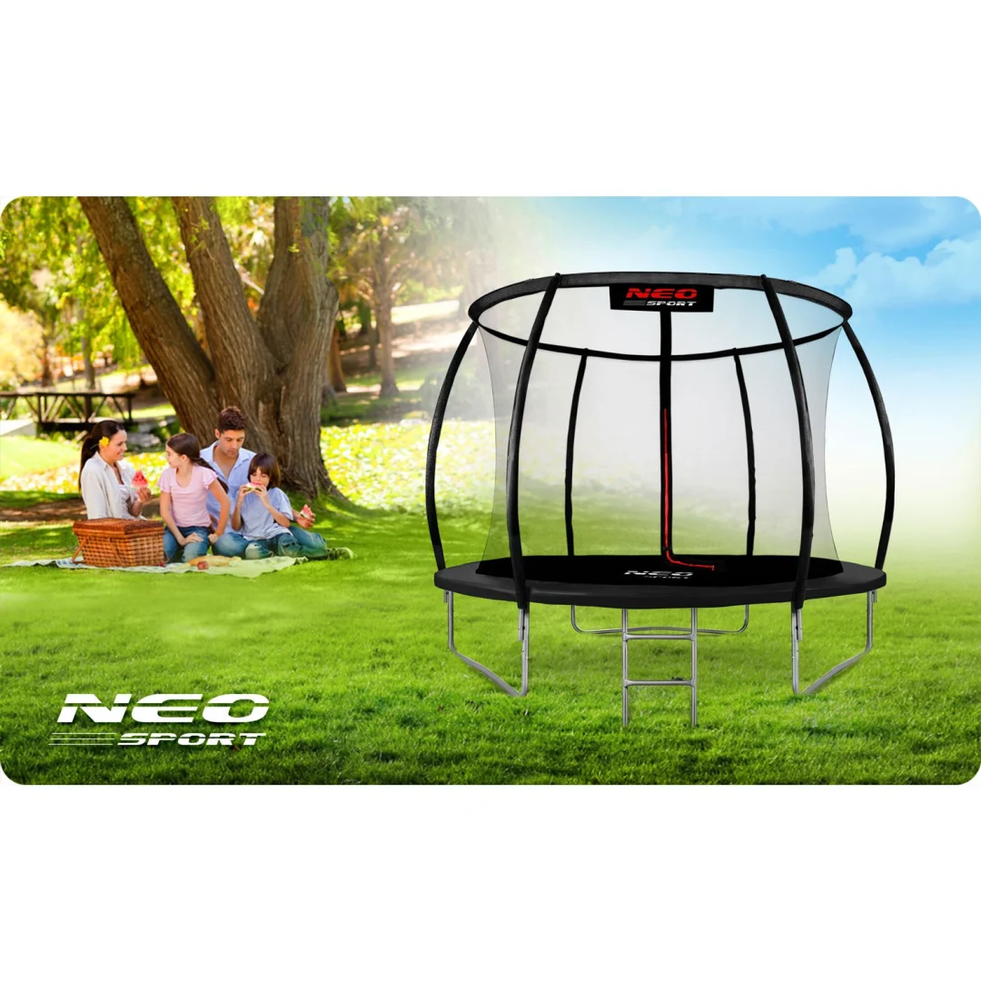 Profilirani vrtni trampolin Neo-Sport NS-08C231 252 cm, 8 ft, unutarnja mreža_9