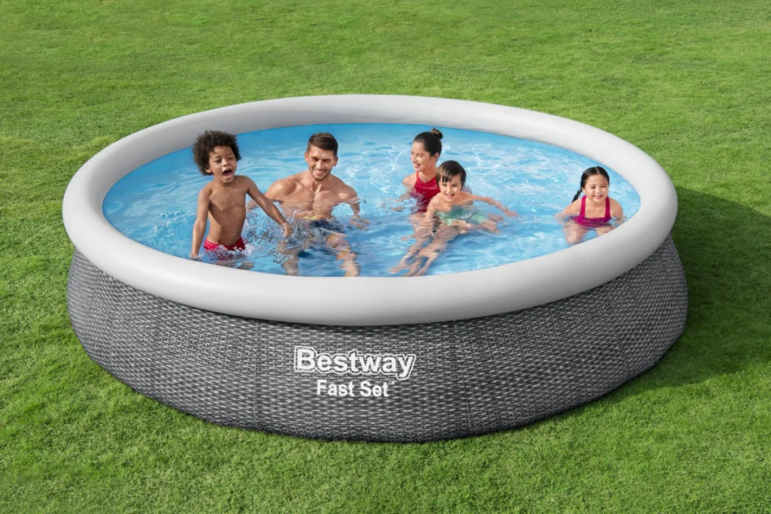 Proširivi bazen 3,6 m 366 x 76 cm sivi BESTWAY_2
