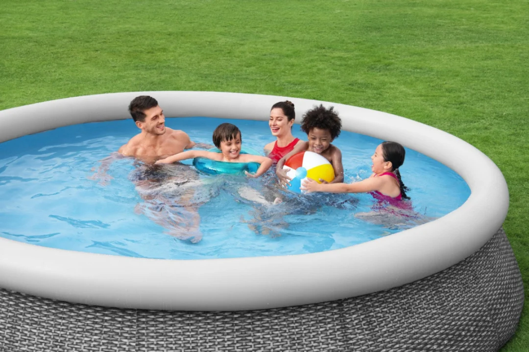 Proširivi bazen 3,6 m 366 x 76 cm sivi BESTWAY_3