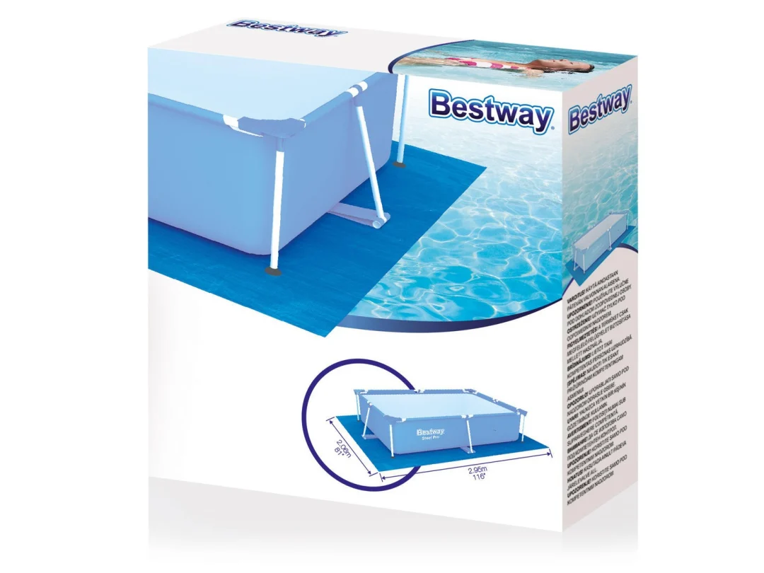 Prostirka 295 x 206 cm za pravokutni bazen Bestway 58100_2