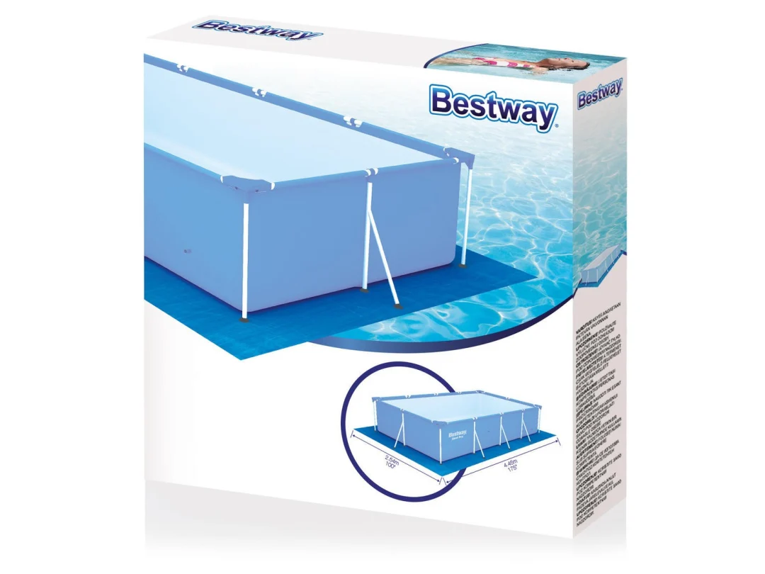 Prostirka 445 x 254 cm za pravokutni bazen Bestway 58102_3