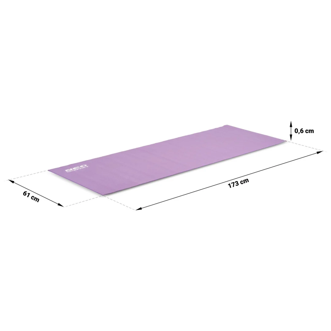Prostirka za vježbanje Neo-Sport 173 × 61 cm, ljubičasta_12