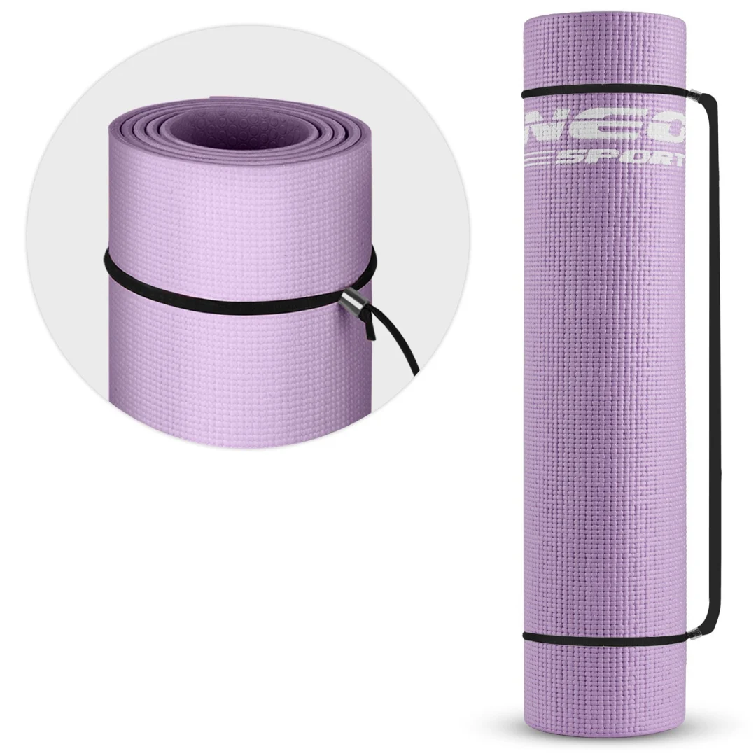 Prostirka za vježbanje Neo-Sport 173 × 61 cm, ljubičasta_5