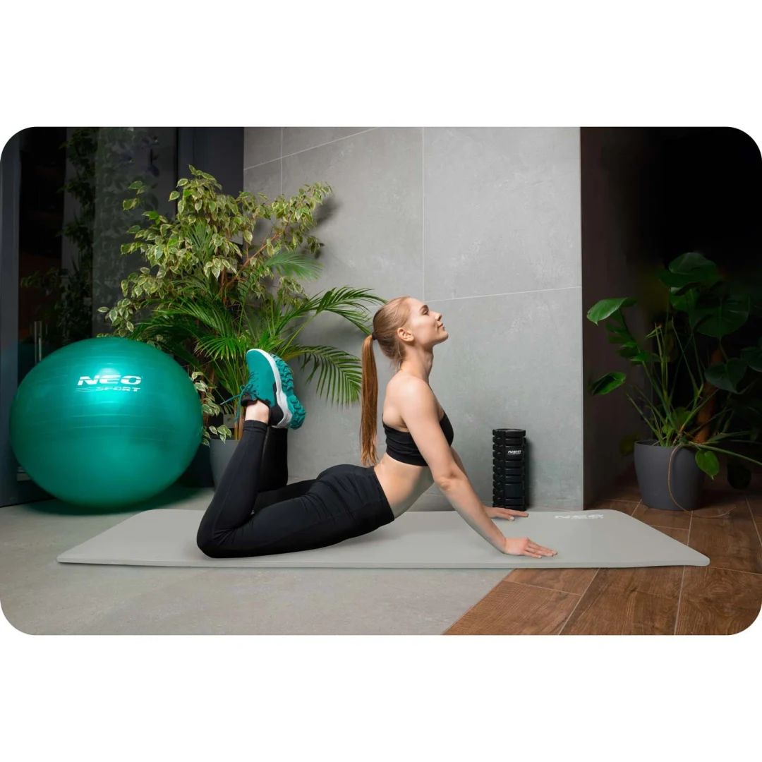 Prostirka za vježbanje Neo-Sport 183 × 60 cm, siva_11