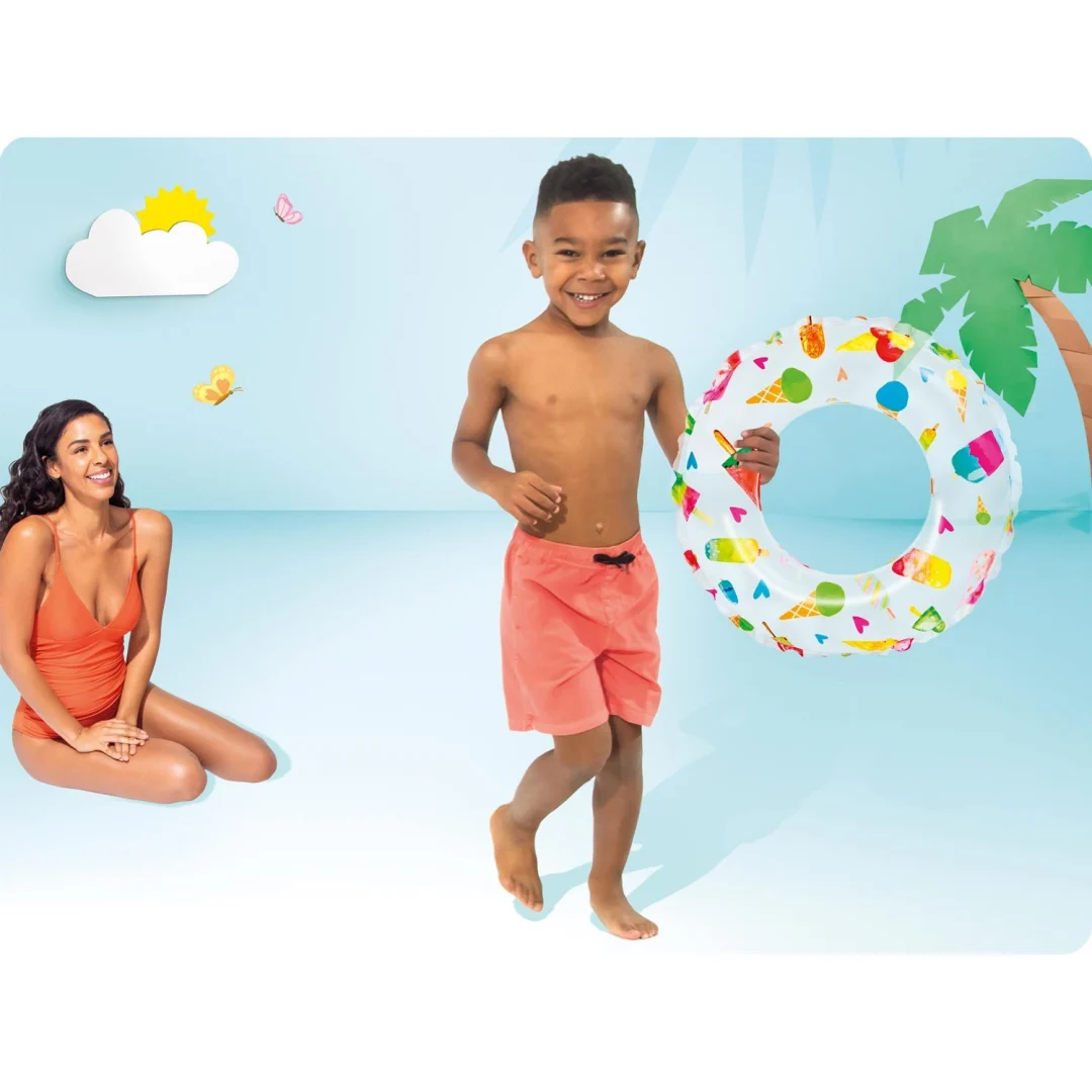 Prsten za plivanje Ø 51 cm Intex 59230 sladoled_2