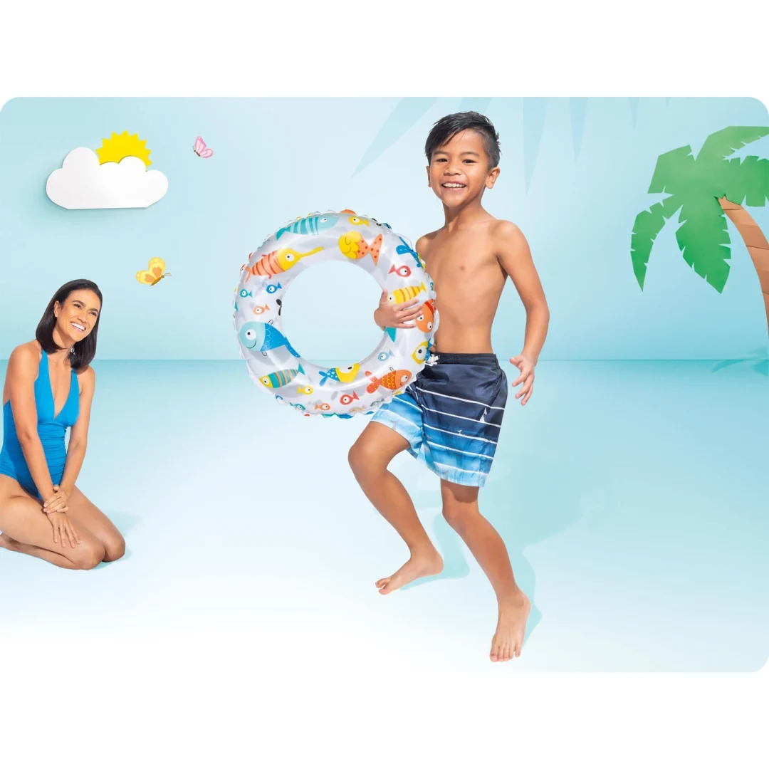 Prsten za plivanje Ø 61 cm Intex 59241 ribice_3
