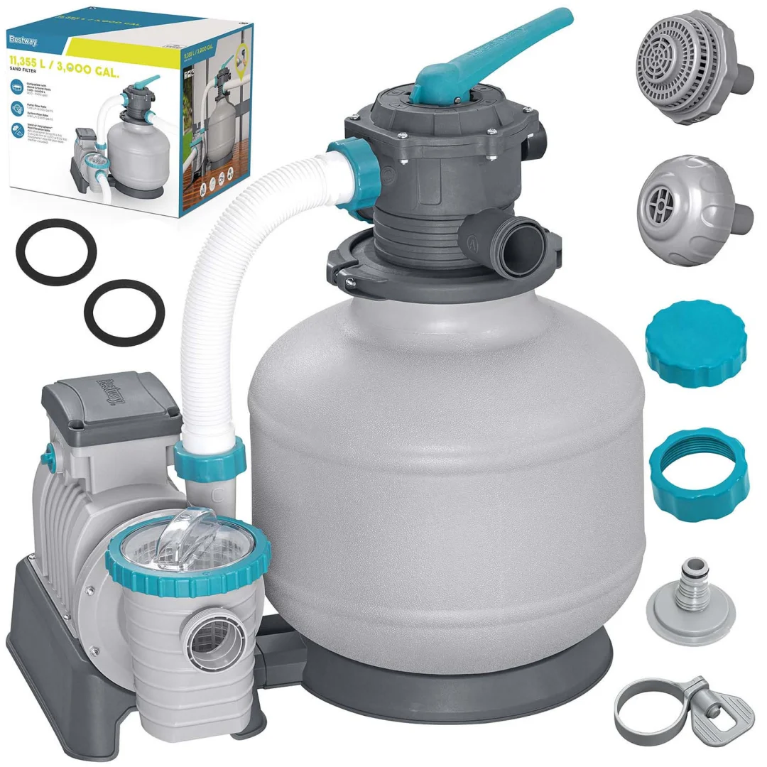 Pumpa za pijesak 11355 L/h + pijesak 50 kg Bestway_16