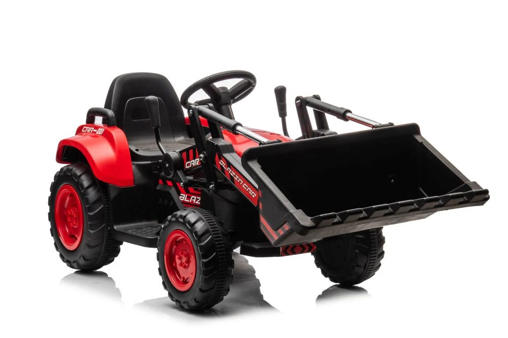 Punjivi traktor s kantom BW-X002A Crveni auto na akumulator_2