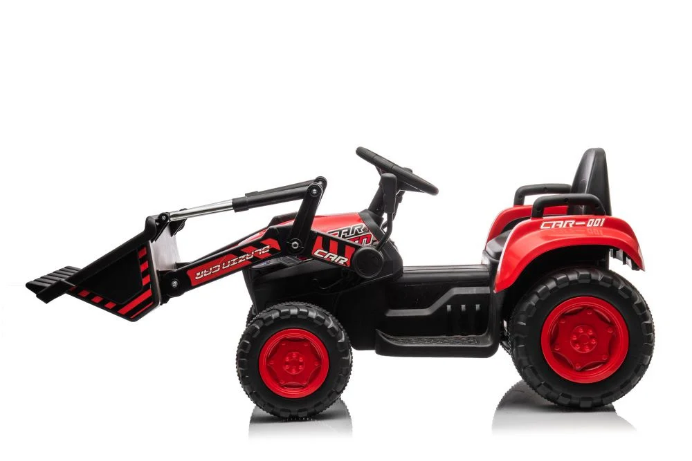 Punjivi traktor s kantom BW-X002A Crveni auto na akumulator_5